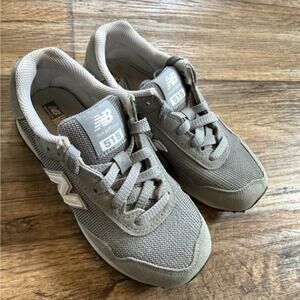 New Balance 515 Gray White Kids Shoes Sneakers Size 13